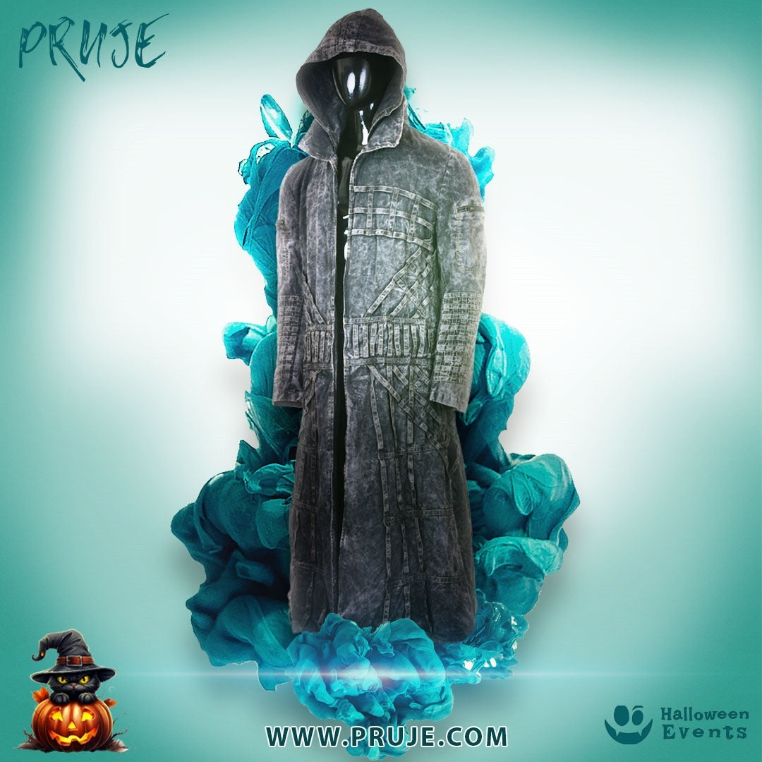 Fallout Inspired Post-Apocalyptic Trench Coat – Handmade Wasteland Cosplay Outfit for Halloween & Fan Events